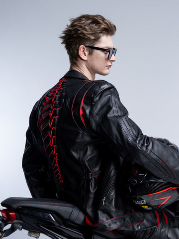 Dragon Spine Leather Jacket