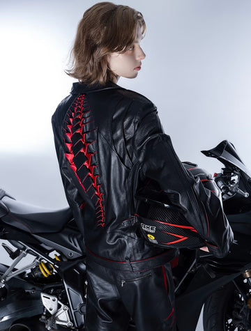 Dragon Spine Leather Jacket