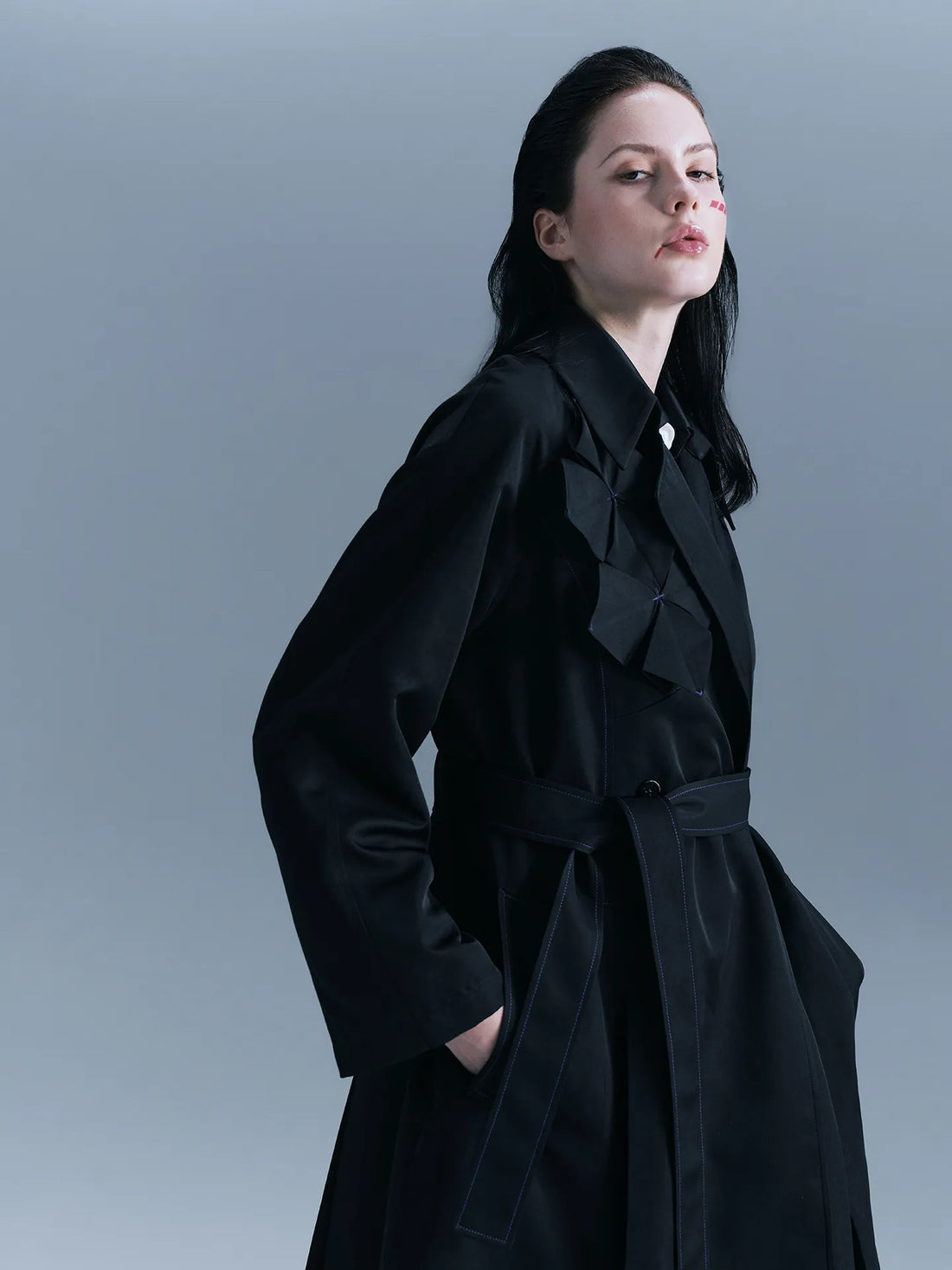 Hydrangea-patterned Windbreaker