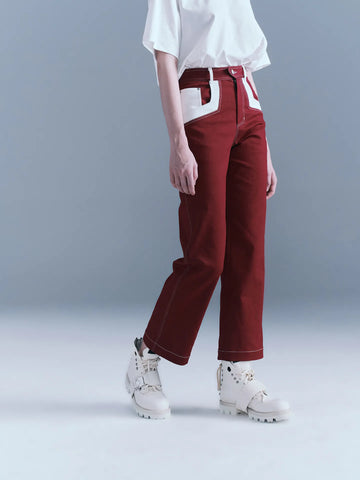 Women's Color-Block Jeans