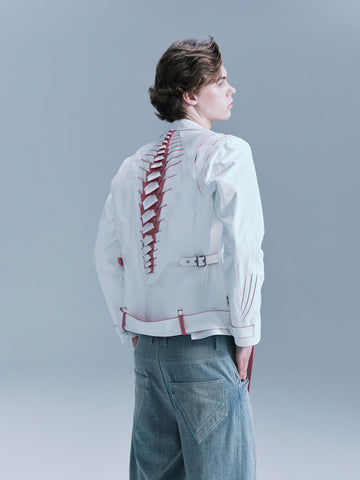 Dragon Skeleton Leather Jacket