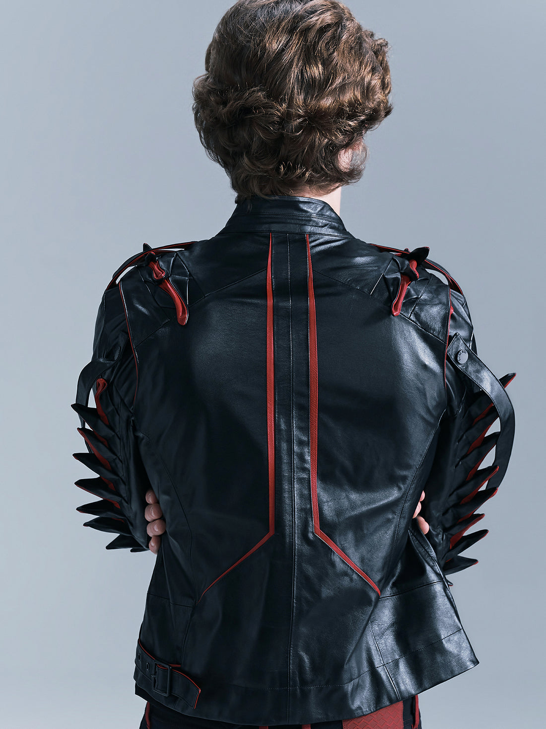 Snake Spike Leather Jacket