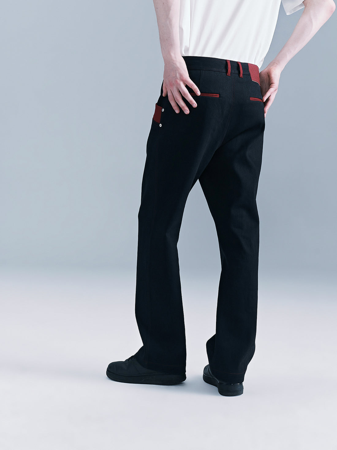 Contrast Color Jeans