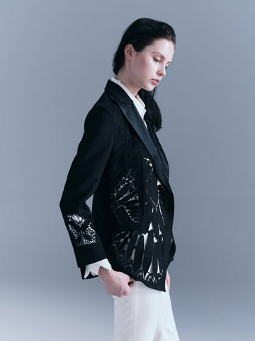 Butterfly Cutout Blazer