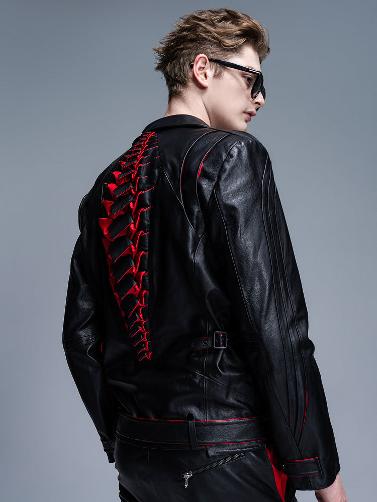 Dragon Spine Leather Jacket